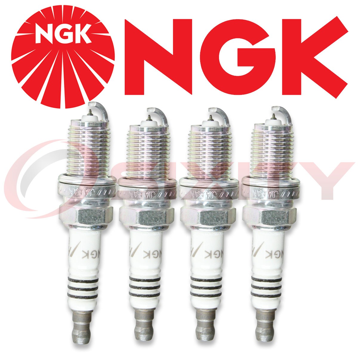 4 NEW Genuine NGK 2667 Spark Plugs OEM# BKR7EIX Iridium IX Upgrade