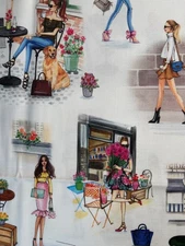 Fabric - OOP C’est Chic Design Rongrong DeVoe Robert Kaufman French Fashion BTY