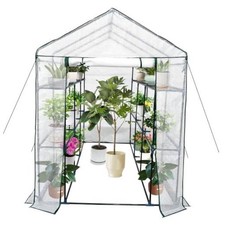 Walk-in Greenhouse for Outdoors,57 x 85 x 76'' Protected Plant Garden Hot