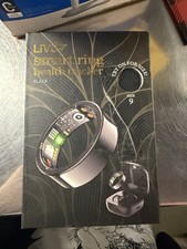 Livup Smart Ring Health Tracker Black Size 9