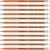 7388001PL-99 Bleistift Zedernholz/Hb Bleistifte Mit Radiergummi / 12 StüCk / 12E