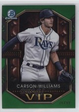 2025 Bowman Green Refractor 76/99 Carson Williams #VIP-1 yl0