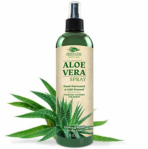 Green Leaf Naturals Organic Aloe Vera Gel Moisturizer Spray For