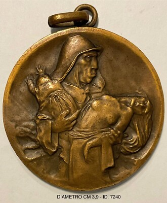 NICOLA DE MARE RESCUE SHIPWRECKED STEAMER PRINCESS MAFALDA MEDAL 1927