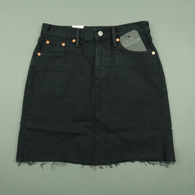 indigo denim skirt