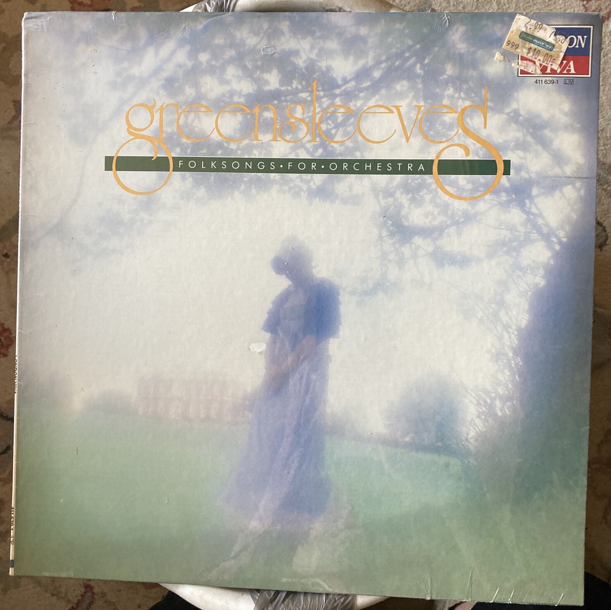 12inchLP／Greensleeves ENGLISH folk songs The London Madrigal Singers, Christopher Bishop Conductor, Ralph