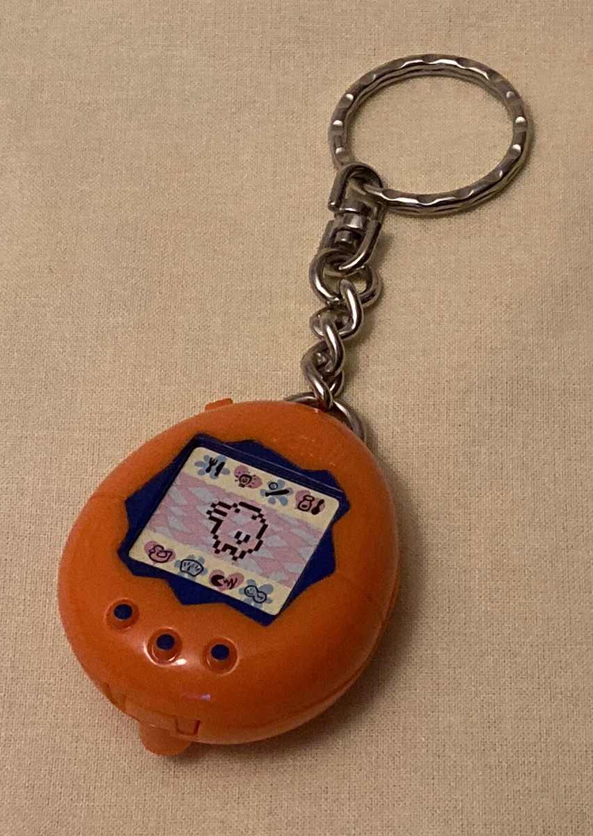 Vintage 1997 Tamagotchi McDonald's Bandai Orange Windup Happy Meal
