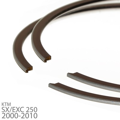 2x Kolbenringe für KTM SX/EXC/XC/XC-W 250 2000-2010 (Kolben,Piston,Ring)
