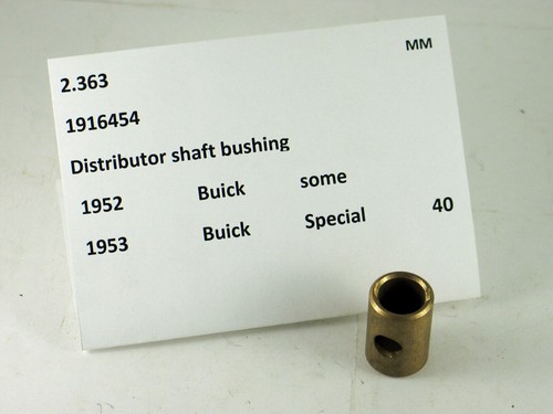 1952-1953 Buick Special Super NOS distributor shaft bushing 1916454