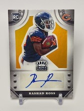 2014 Crown Royale Rashad Ross Rookie Card RC Auto Chicago Bears 🐻 /49 Gold SP🔥