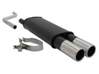 EndschalldäMpfer Auspuff VW Polo 86C Ab 1990 Bis 1994 Auspuff 2X90Mm