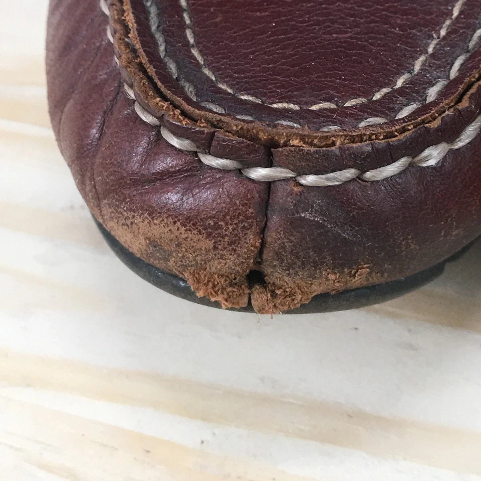 Mootsies Tootsies Zapatos Mujer 8.5 Mocasín Marrón Borlas Sin Cordones Informales Puntera Sin usar, en caja Foto 3 de 4