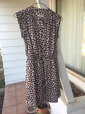 Anne Taylor LOFT Sleeveless Print Dress (Size XS)