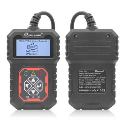 Car Code Reader OBD2 Scanner QUICKLYNKS T31 Engine Diagnostic Tool Freeze Frame