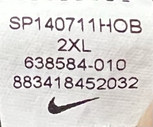 Nike Men's Athletic (Baseball) Jacket RN#56323 CA#05553 Quarter Zip Black Sz 2XL - Picture 7 of 9