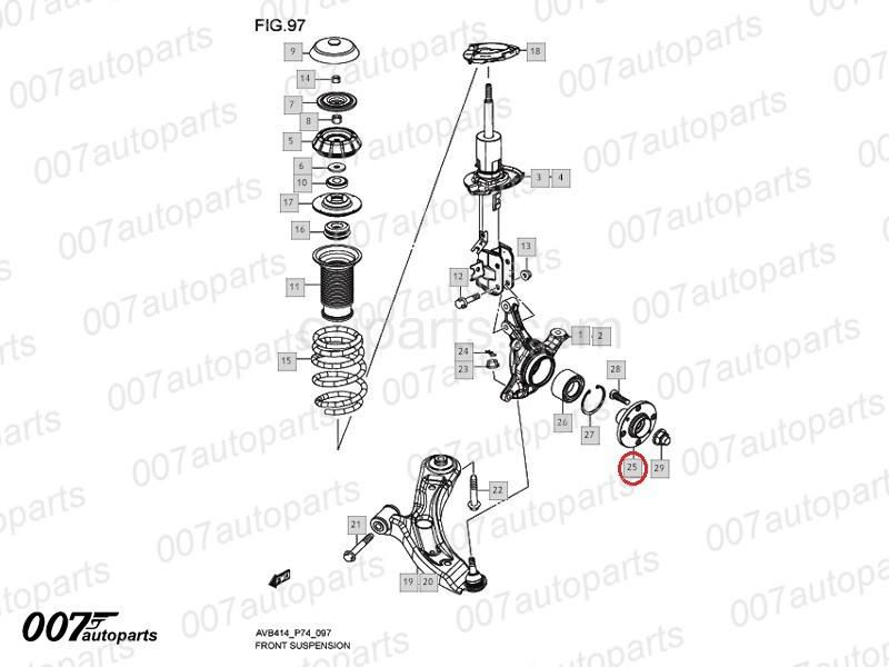 FRONT WHEEL HUB FOR SUZUKI SWIFT,ALTO CIAZ 43421M60GA1 - GENUINE