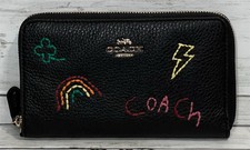 medium id zip wallet with night desert postcard