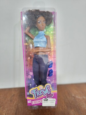The Fresh Dolls: Ebony Brand New in Package Posable Barbie Like Doll 