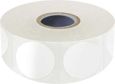1500 PCS White round Color Coding Circle Dots Inventory Stickers Labels with Per