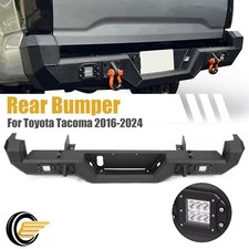 Powder Coated Steel Rear Bumper W Led Lights For Toyota Tacoma 2016-2023 2022
