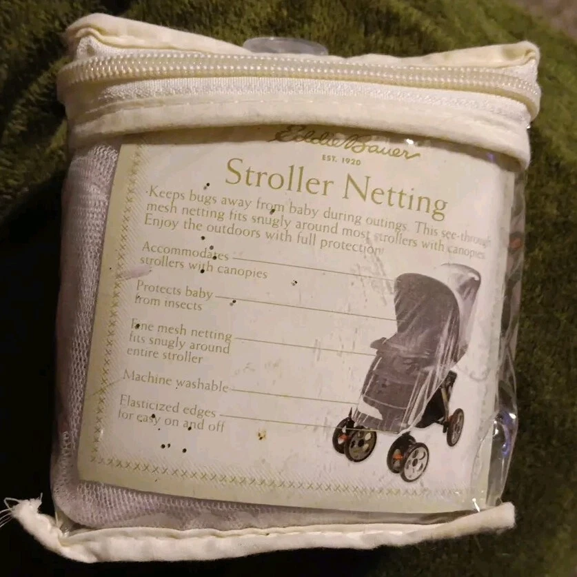Red para cochecito Eddie Bauer malla transparente bordes elásticos Foto 3 de 4