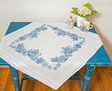 Stickpackung Teekanne Tischdecke 80x80 cm Kreuzstich vorgezeichnet Stickset MD