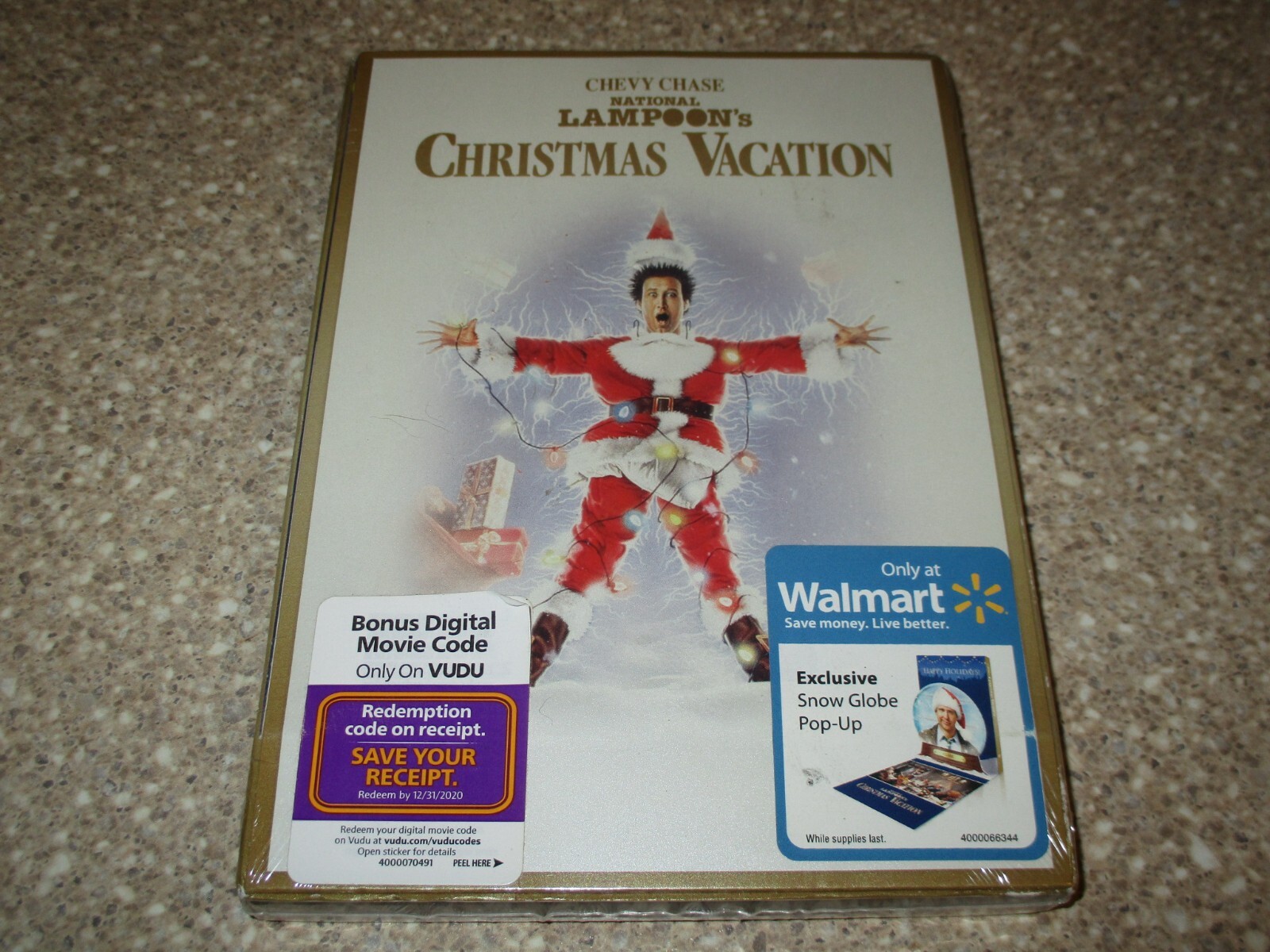 Christmas Vacation DVD Exclusive Edition Slipcover W/Snow Globe PopUp