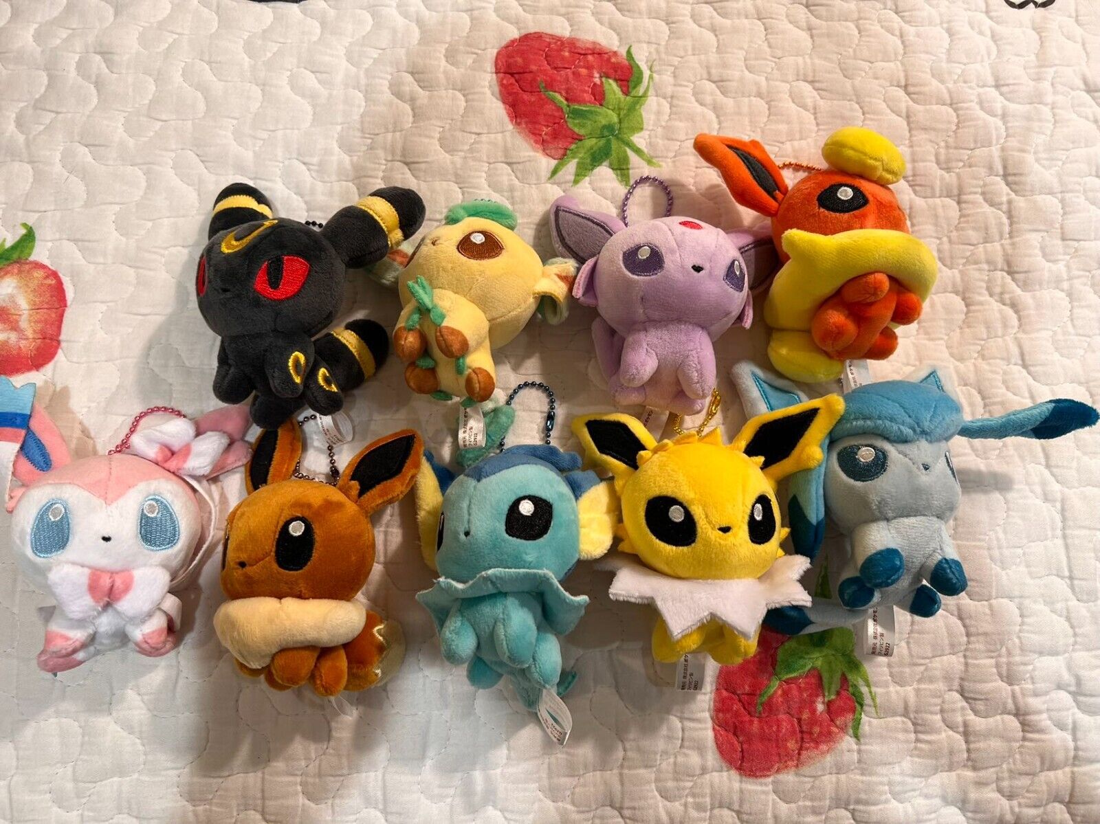 Food Eeveelutions Acrylic keychains, Pokemon