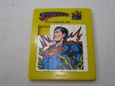 vintage SUPERMAN DC COMICS 1978 ITEM 4620 Slide Puzzle solo brain game challenge