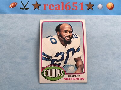 1976 Topps NFL #368 MEL RENFRO | Pretty Sharp Nice Vintage | Cowboys HOF | NM