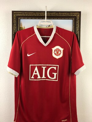 Manchester United Home football shirt 2006 Soccer Nike Jersey Mens