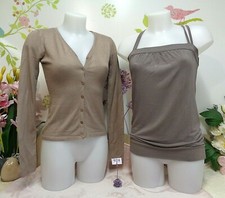 Lot vêtements occasion femme : Haut Gilet " Soft Grey-Version F. " - T : 34/36 *