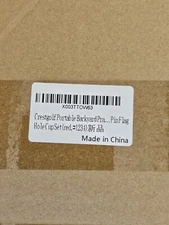 Crestgolf Portable Backyard Pin Flag Hole Cup Set 1234 Red