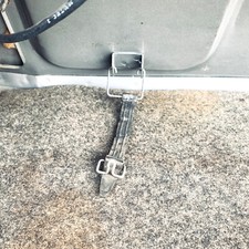 Alfa Romeo Spider 2000 OEM Spare Tire Pouch Tool Kit Rubber Strap Hold Down Clip