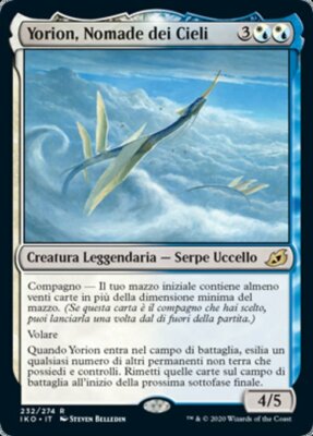 MTG YORION, SKY NOMAD EXC - YORION, NOMADE DEI CIELI - IKO - MAGIC