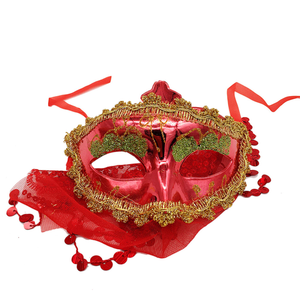 Mysterious Veil Evening Masquerade Latin Dance Carnival