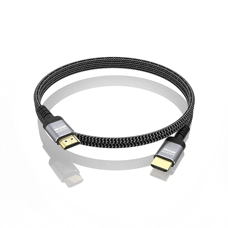 PREMIUM 4K HDMI CABLE FULL HD 2.0 HIGH SPEED GOLD PLATED LEAD 1080P 3D 2D HDTV - Image 4 of 4
