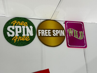 Wheel of Fortune Full-Sized Replica Cards, Wild Card, Free Spin | eBay