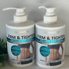 2 Packs Reshape Firm  Tighten Collagen Cream Body Skin Lotion 15 Fl Oz
