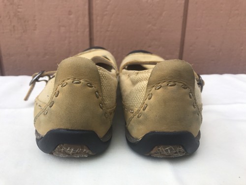 Women's Keen Shoes Size US 6 EUR 36 Mary Janes Yellow Hemp & Leather - Bild 4 von 10