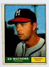1961 Topps #120 Ed Mathews