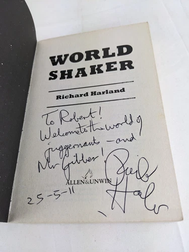 World shaker by Richard Harland 2009 Signed - Picture 10 of 12