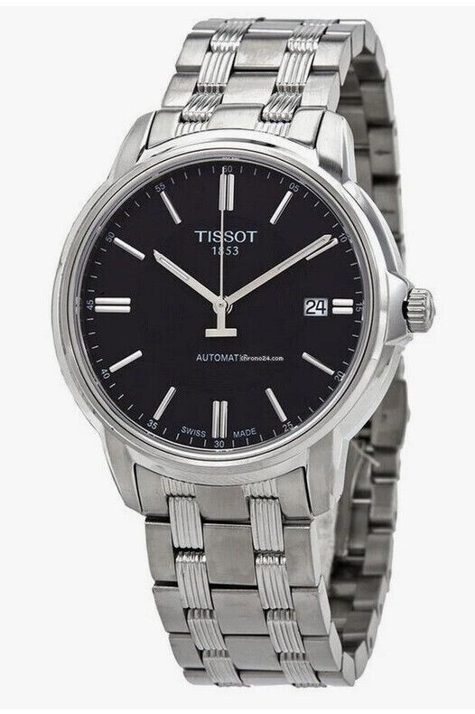 Montre Tissot T-Classic Automatique Homme T065 Anti-Rayure avec Bracelet Métal