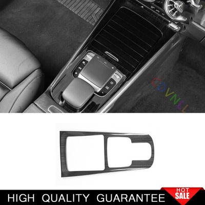 For Benz GLB W247 2020-2022 Black Steels Central Console Gear Shift Panel Trim