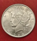 1925 P Peace Silver Dollar, Choice Uncirculated.
