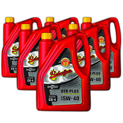 Schaeffer Motor Oil SynShield  OTR Plus Full Synthetic 5W-40 6- 1gal (9000-006)