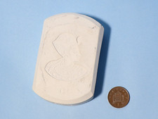 Tutankhamun Bust Sprig Mould F. Brookes Wedgwood Master Potter 1970-80s #WF7