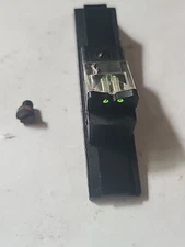 CVA Eclipse Mag Muzzleloader Rifle Rear Sight W Screw Green Fiber Optic Inline