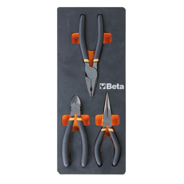 Modulo Morbido Beta M133 Assortimento Pinze per Carrello Officina