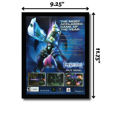 Time Splitters Print Ad/Poster Art Playstation 2 PS2 (A) | Australia